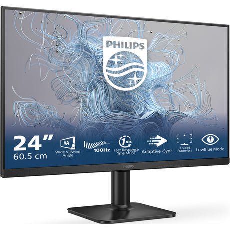 Philips 24e2n1100lb 23,8 Monitor (schwarz, HDMI, VGA)