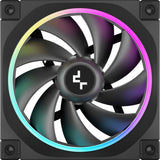 Deepcool FL12 RGB Gehäuselüfter (schwarz, 120 x 120 x 25 mm, PWM)