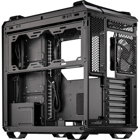 Asus TUF Gaming GT502 Plus Midi-Tower-Gehäuse (schwarz | 2x USB-A | 1x USB-C | gehärtetes Glas)