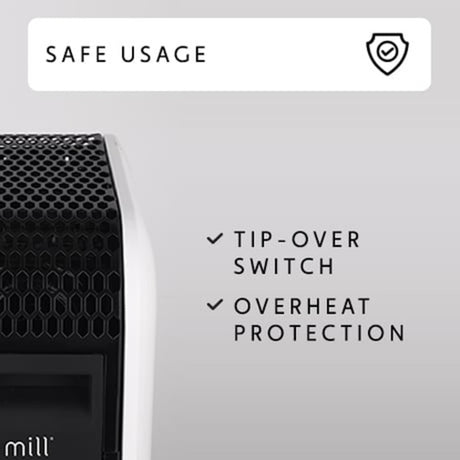 Mill Sanftluft-WLAN-Ölkühler Oil2000wifi3 schwarz (weiß schwarz, 2000 W)