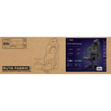 Trust GXT 723 Ruya bequemer Gaming-Stuhl aus Stoff (grau)