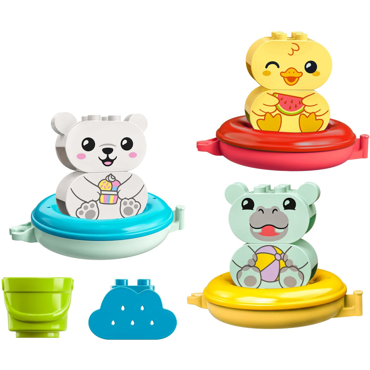 Lego Duplo – Badespaß: Schwimmendes Tierzug-Konstruktionsspielzeug (10965)