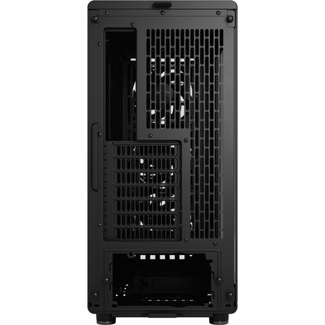 Fractal Design North – Momentum Edition Midi-Tower-Gehäuse (schwarze Holzfarbe | 2x USB-A | 1x USB-C | gehärtetes Glas)