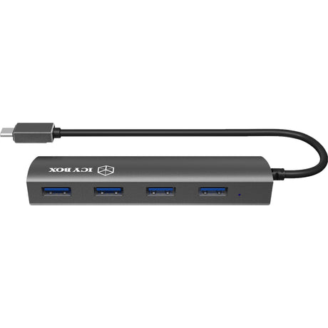 Icy Box ib-ac6405-c USB-Hub (Anthrazit, USB-Typ-C-Hub)