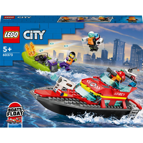 Lego City Rettungsboot-Feuerspielzeug für Kinder – 60373