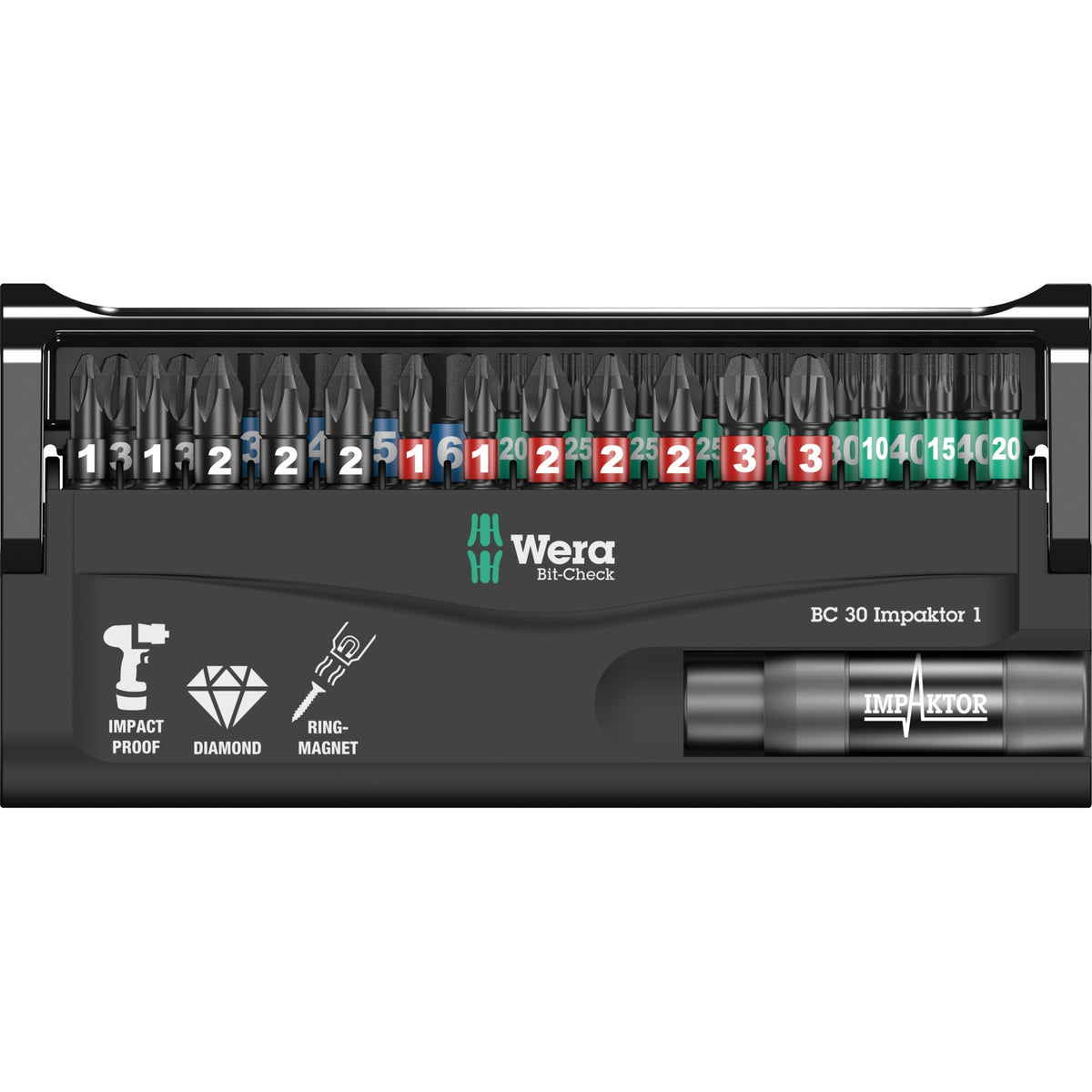 Wera Bit-Check 30 Impaktor 1 Bit-Set (30-teilig)