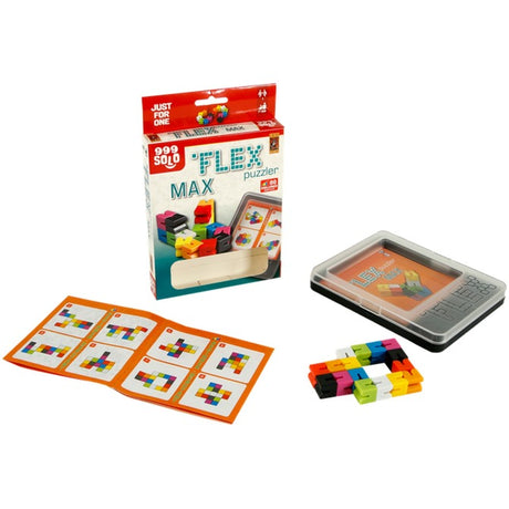999Games 999 Games Flex Puzzler Max Denkspiel (Niederländisch, 1 Spieler, ab 7 Jahren, 80 Aufgaben)