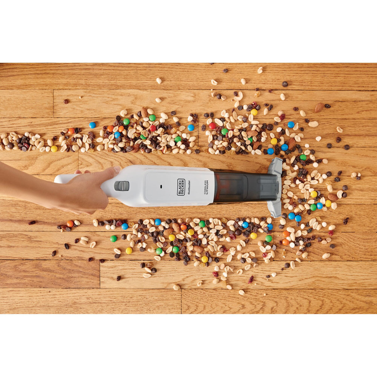 Black+decker hlvc315j11-qw 12v 1.5ah slim handvac kruimeldief handstofzuiger (wit, incl. jack-plug lader)