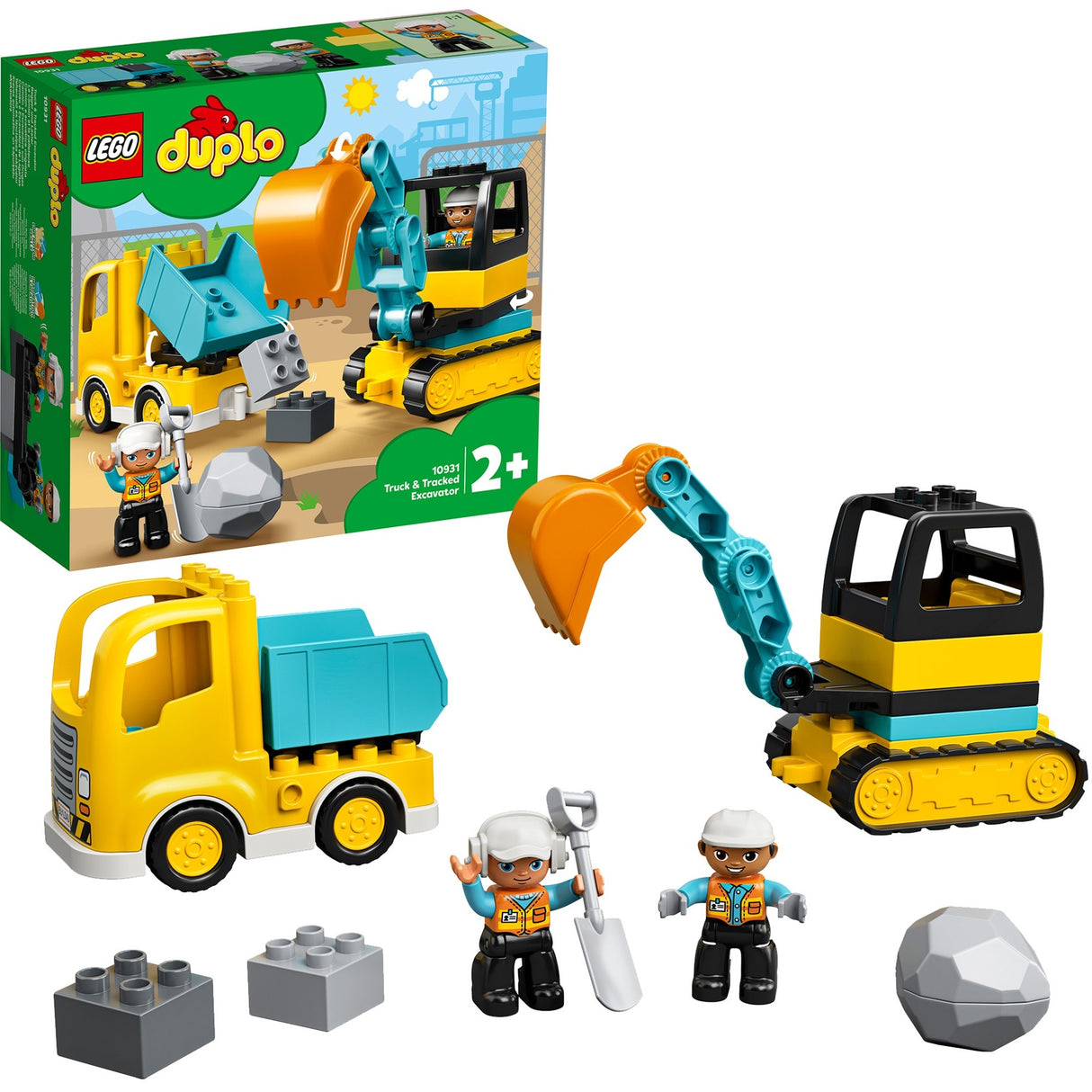 LEGO 10931 Duplo Truck Bagger mit Raupen