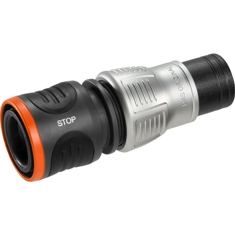 Gardena Premium-Wasserstopp 13 mm (1 2), 15 mm (5 8) Schlauchanschluss (grau silber, 18253-50)