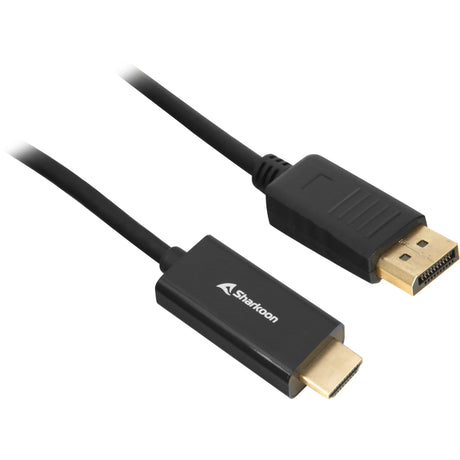 Sharkoon Displayport 1.2 > HDMI-Adapter (schwarz, 1 Meter, 4k)