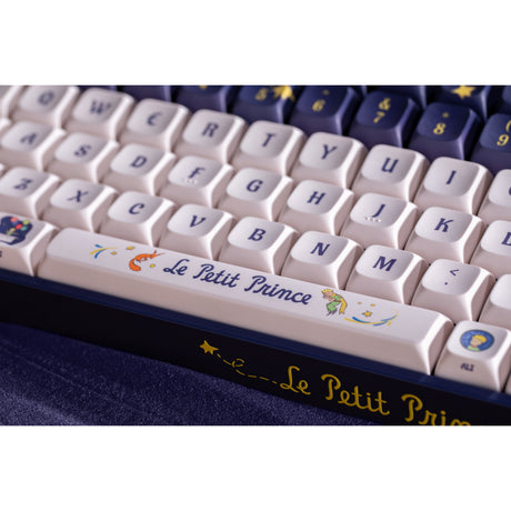 Iqunix F97 Starry Tryst RGB mechanische Gaming-Tastatur (dunkelblau, US-Layout (QWERTZ), Gateron-Rot, 96 %, RGB-LEDs, Hot-Swap-fähig, PBT, 2,4 GHz | Bluetooth 5.1 | USB-C)