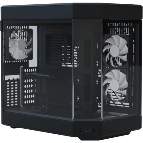 Hyte y60 Midi-Tower-Gehäuse (schwarz | 3x USB-A | gehärtetes Glas)