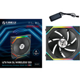 Lian Li Uni Fan SL120 Wireless Reverse Blade RGB Gehäuselüfter (Schwarz, 120 x 124,5 x 28 mm, PWM)
