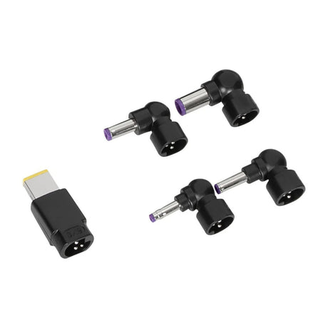 Targus 90W Legacy-Zubehörset (Gleichstromkabel zur Spitze + 5 Spitzen + Aufbewahrungshalter) Adapter (Schwarz, für Dockingstationen)