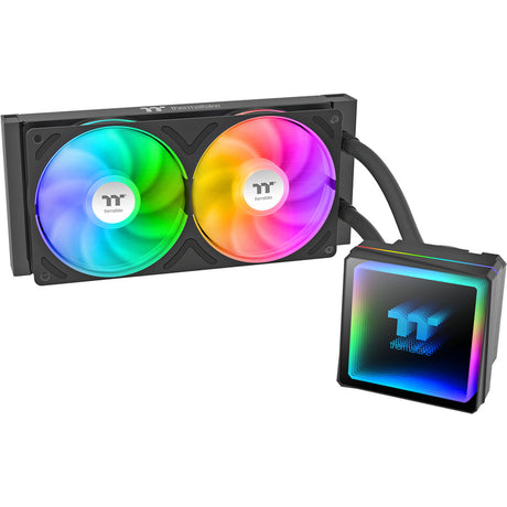 Thermaltake TH240-S V3 ARGB Sync AIO Flüssigkeitskühler Wasserkühlung (Schwarz)