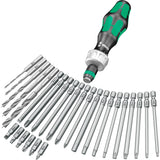 Wera kraftform kompakt h 1 hout, 41‑delig gereedschapsset (zwart groen)