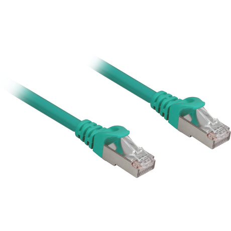 Sharkoon Patchkabel SFTP, RJ-45 mit Cat.6a (grün, 10 Meter, halogenfrei)