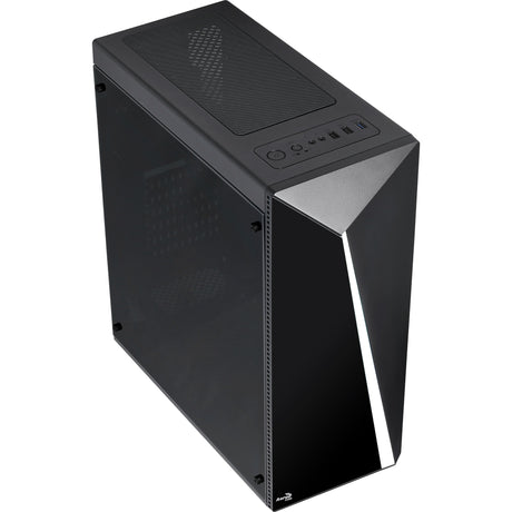 Aerocool Shard Midi-Tower-Gehäuse (schwarz | 3x USB-A | RGB | Fenster)