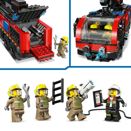 Lego City – Flughafen-Feuerwehrauto-Konstruktionsspielzeug (60499)