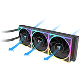 Thermaltake Magcurve 360 Ultra Arbb Sync AIO Flüssigkeitskühler Wasserkühlung (Schwarz)