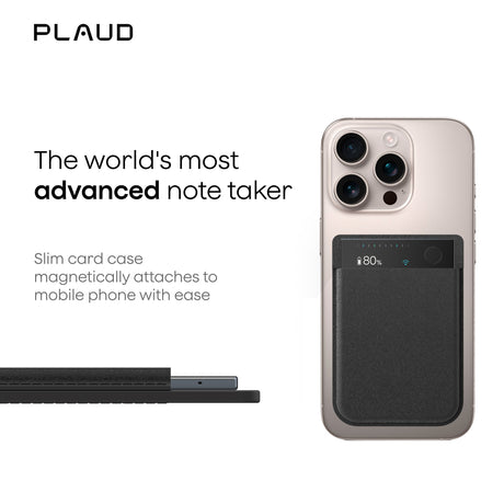 Plaud Note Pro Diktiergerät (schwarz, 64 GB, Bluetooth (BLE 5.4), Dualband-WLAN (2,4 GHz 5 GHz))