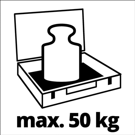Einhell Koffer E-Box L70 35 – zur universellen Aufbewahrung – max. Belastbarkeit: 50 kg – Polsterung aus weichem Schaumstoff – spritzwassergeschützte Ausführung – ergonomischer Griff