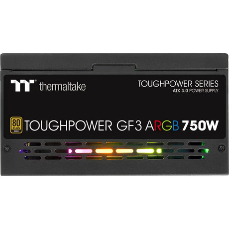 Thermaltake ToughPower GF3 ARGB Gen 5 EU Modulares 750-Watt-Netzteil (Schwarz, 4x PCIe)