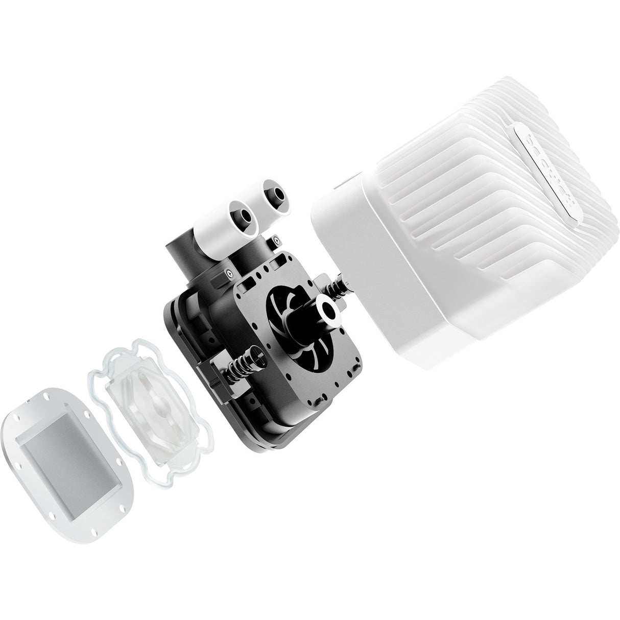 Ruhig sein! Light Loop 360 Argb Wasserkühlung (weiß, 4-poliger PWM-Lüfteranschluss)