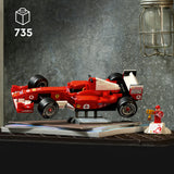 Lego-Ikonen Ferrari F2004 und Michael Schumacher - 11375