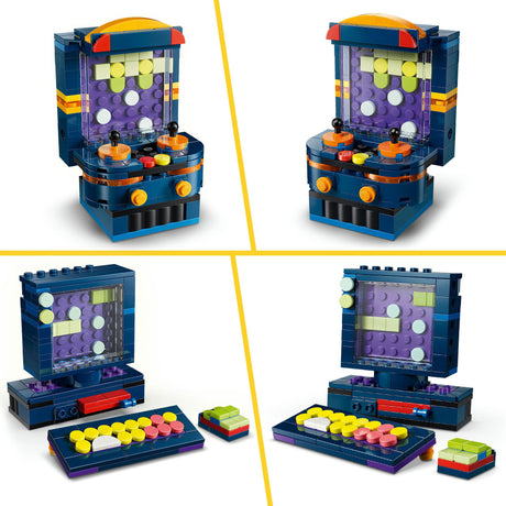 Lego® Creator 3-in-1-Retro-Spielekonsolen-Spielzeugmodell – in einen Desktop- oder Arcade-Automaten umwandelbar – 31380