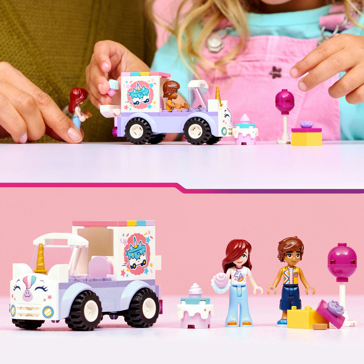 Lego Friends 42675 Einhorn-Kuchenlieferwagen