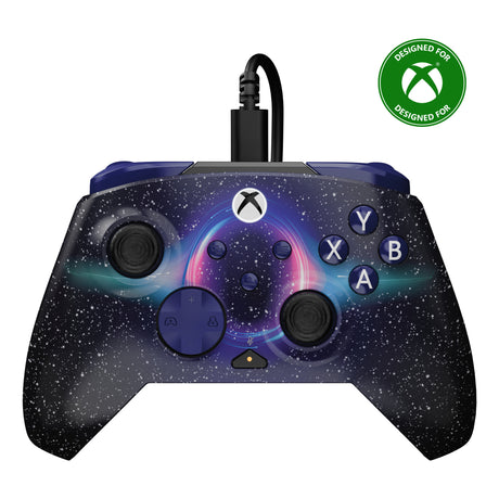 Erweiterter kabelgebundener Turtle Beach Rematch-Controller (Dark Cosmos, Xbox Series X|S, Xbox One, PC)