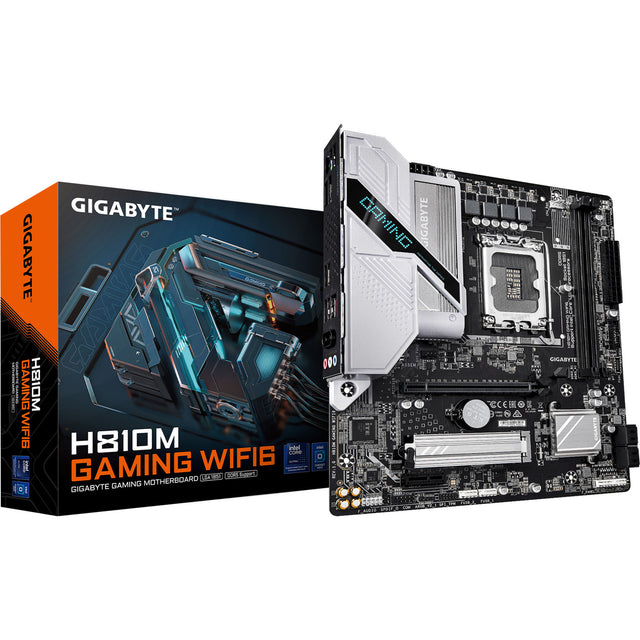 Gigabyte h810m gaming wifi6 socket 1851 moederbord (raid, gb-lan, sound, µatx)