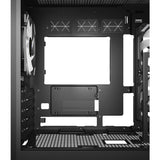 Sharkoon Elite Shark cm100 Midi-Tower-Gehäuse (schwarz | 2x USB-A | 1x USB-C | RGB | gehärtetes Glas)