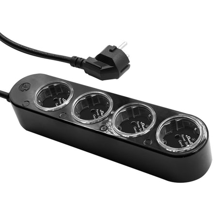 Shelly Steckdosenleiste Gen4 Steckdosenleiste (schwarz, WLAN, Bluetooth, Zigbee)