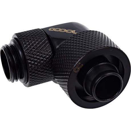 Alphacool Eiszapfen 16 10mm Klemmverschraubungsanschluss (schwarz, auf der Gewindeseite drehbar)