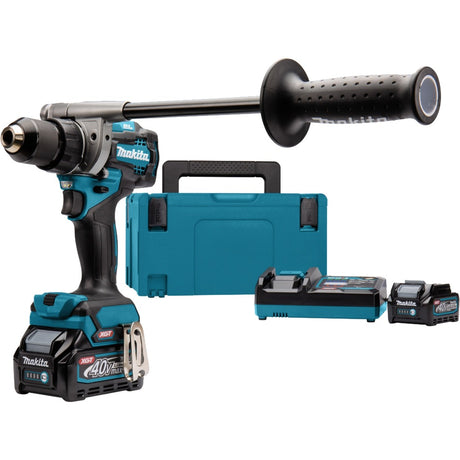 Makita df001gd201 40 V Max Bohr-/Schraubendreher 2,5 Ah Akku (2 Stück), Ladegerät, Mbox – df001gd201