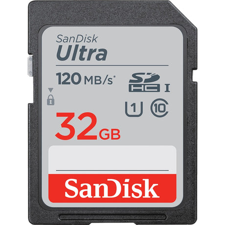 Sandisk Ultra SDHC UHS-I-Karte 32 GB Speicherkarte (Schwarz, UHS-I, Klasse 10)