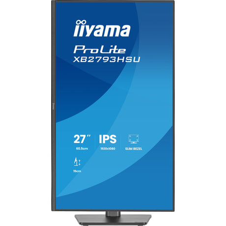 Iiyama Prolite XB2793HSU-B1 27 Monitor (Schwarz (matt), HDMI, Display Port, 2x USB-A, USB-B)