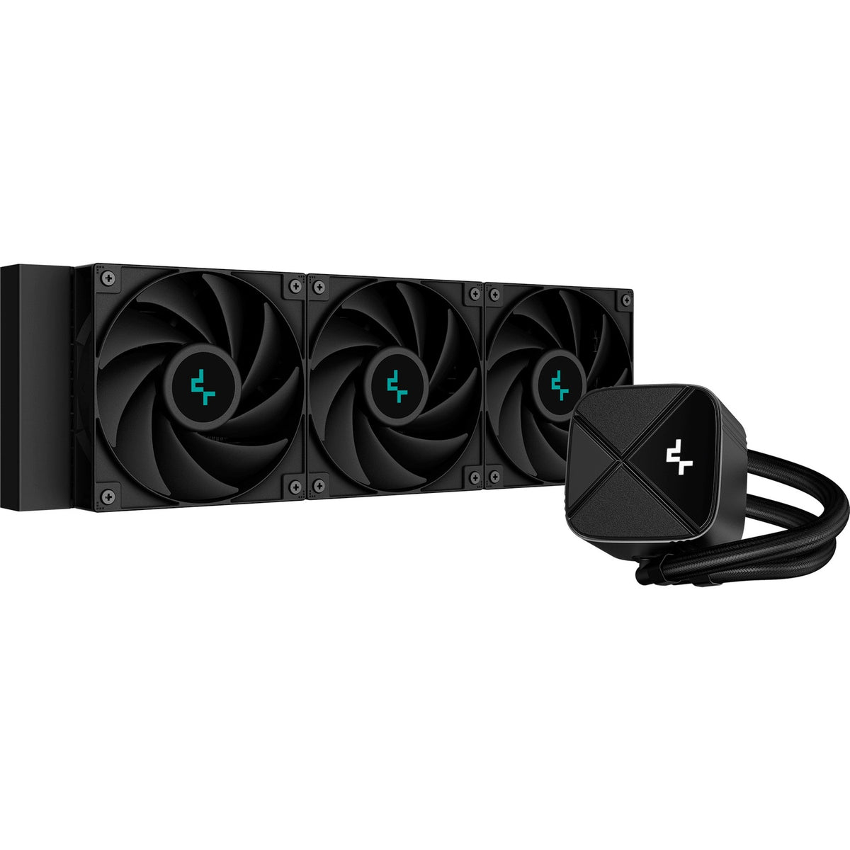 Deepcool LS720S Zero Dark Wasserkühlung (Schwarz, 4-Pin-PWM-Lüfteranschluss)