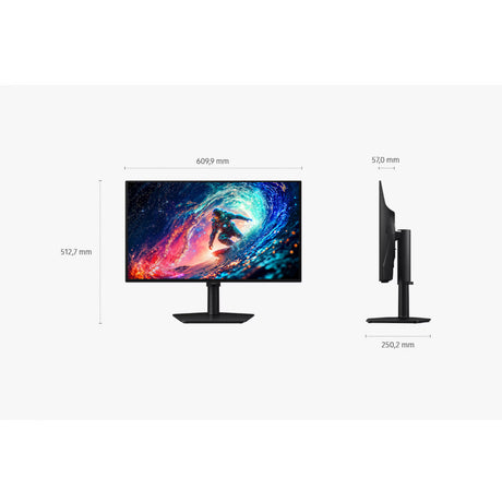 Samsung odyssey oled g6 s27hg612su 27 gaming monitor (zwart, 1x displayport, 1x hdmi, 240 hz)