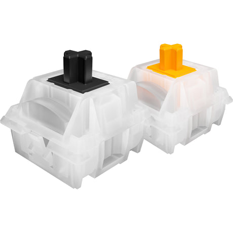 Ruhig sein! Leicht montierte, geräuschlose, taktile RGB-Gaming-Tastatur (schwarz, US-Layout (QWERTZ), geräuschlos, taktil, 100 %, Argb, PBT-Double-Shot-Tastenkappen)
