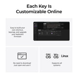 Keychron q3 he 8k magnetic switch keyboard (wit, us lay-out (qwerty), ultra-fast lime, 80% (tkl), rgb, hot swap, 8k)