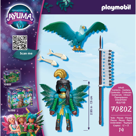 Playmobil Ayuma – Ritterfee mit Totemtier, Konstruktionsspielzeug (70802)