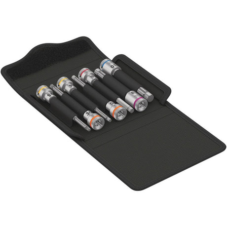 Wera Fahrradset 8, 7-teiliger Steckschlüssel (schwarz)