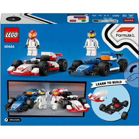 Lego City F1 Williams Racing und Haas F1 Rennwagen – 60464