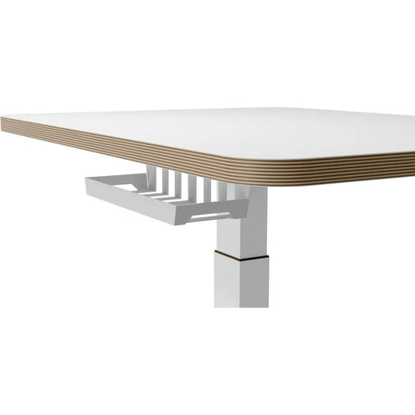 Leitz Ergo Sitz-Steh-Schreibtisch elektrisch – höhenverstellbar – kleiner Schreibtisch – mit Memory-Funktion – 80 x 60 cm – weiß