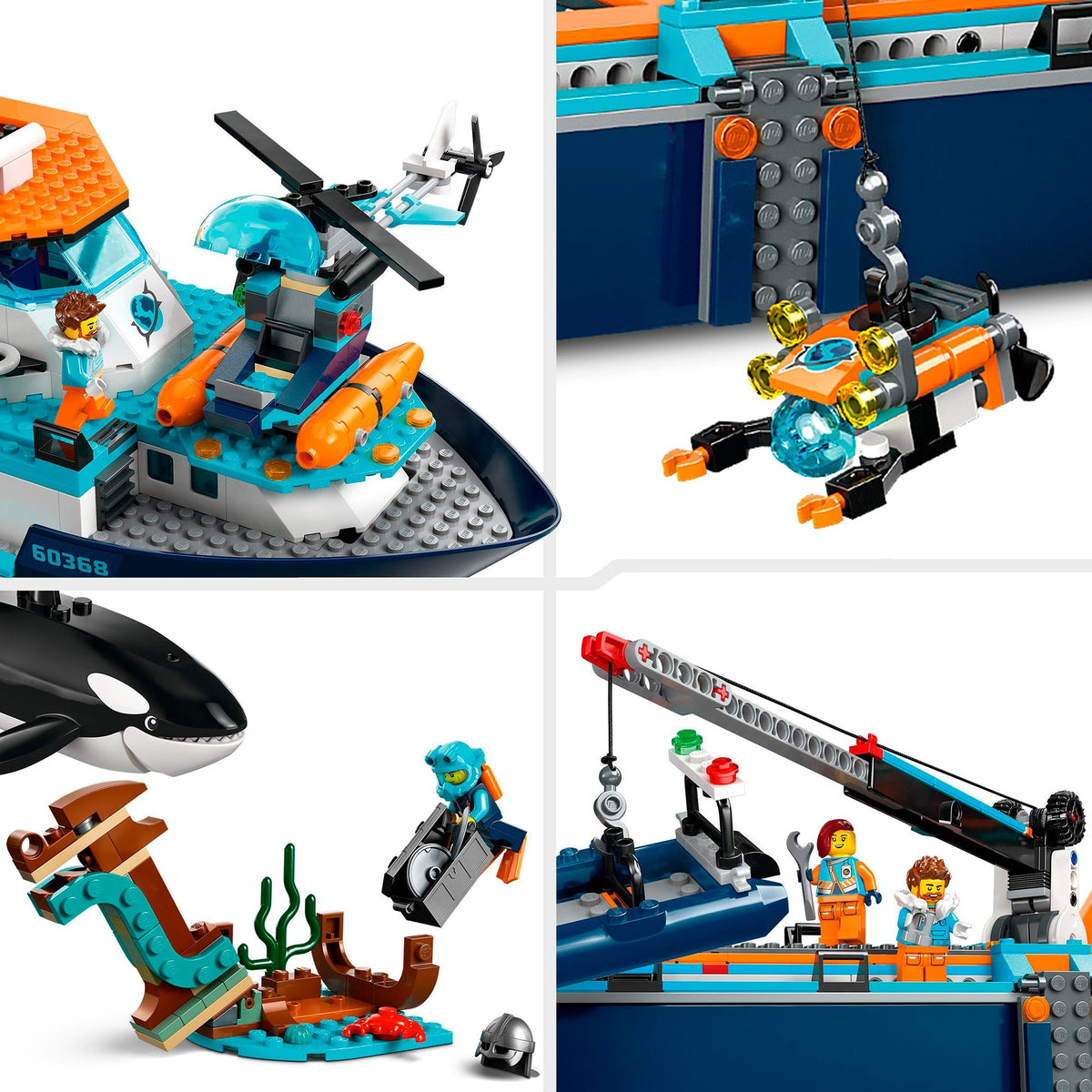 Lego City – Bauspielzeug für Polarforschungsschiffe (60368)