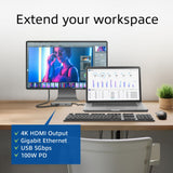ACT-Konnektivität USB-C 4K Docking Station für 1 HDMI-Monitor, Ethe